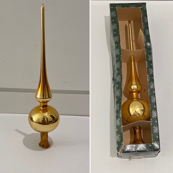 MCM Other - VTG MCM ✨ Mercury glass tree topper with original box
